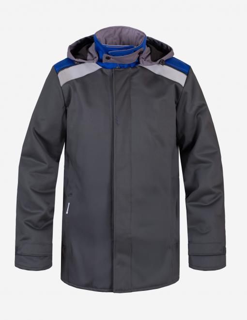 Куртка зварювальника утеплена INSIGHT FENIX WINTER 2.0 темно-сіра - Фото 1