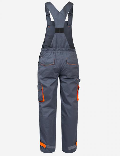 Work semi-overalls INSIGHT DEXTER gray-orange - Photo 2