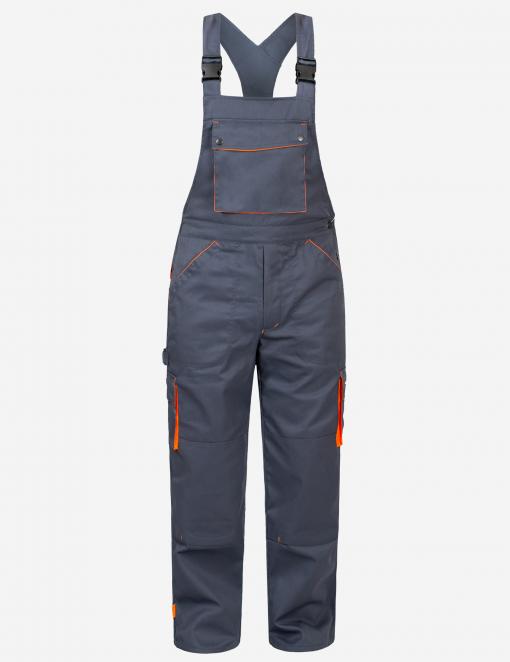 Work semi-overalls INSIGHT DEXTER gray-orange - Photo 1