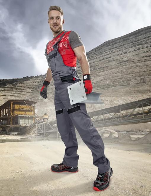 Напівкомбінезон робочий ARDON Cool Trend сіро-чорний - Фото 3