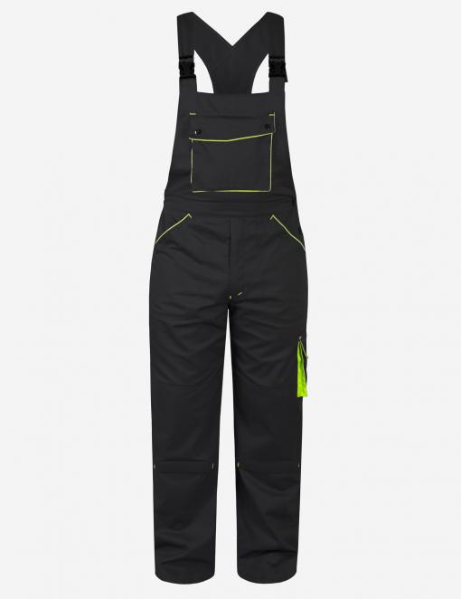 Work semi-overalls INSIGHT DEXTER LIGHT black-lettuce - Photo 1