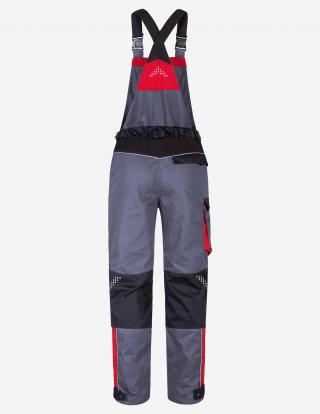 Work semi-overalls INSIGHT LEAM gray-red - Photo 2
