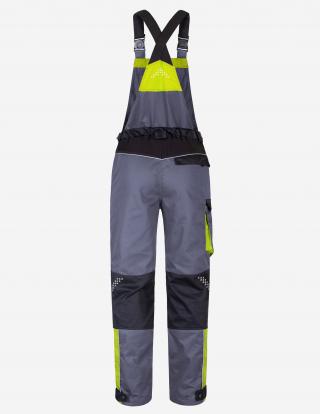 Work semi-overalls INSIGHT LEAM gray-yellow - Photo 2