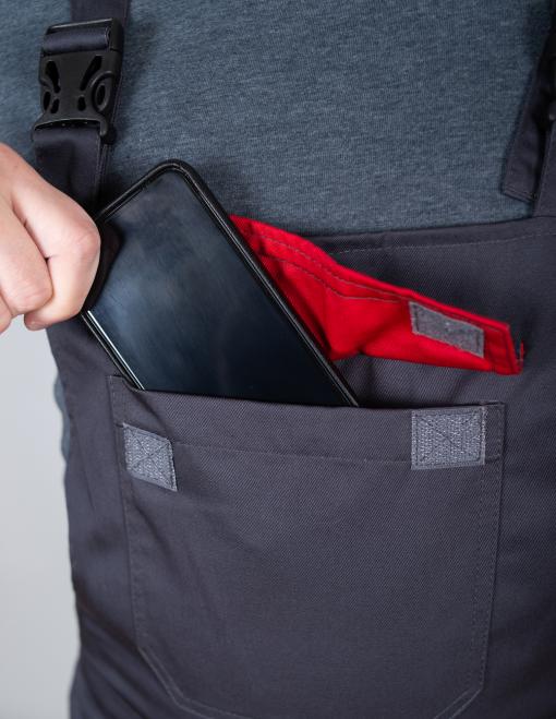 Напівкомбінезон робочий INSIGHT SPECIAL темно-сірий - Фото 4