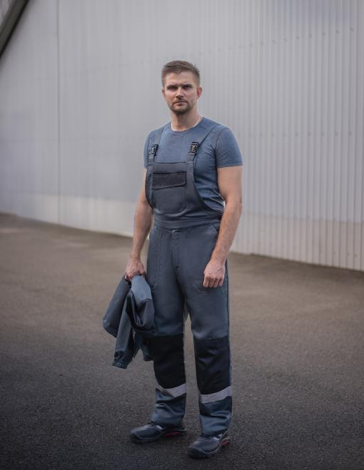 Напівкомбінезон робочий INSIGHT WALTER сірий - Фото 8