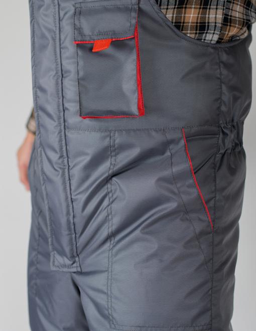 Напівкомбінезон утеплений INSIGHT SPECIAL сірий - Фото 3