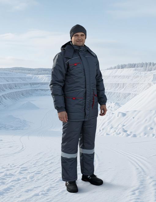 Напівкомбінезон утеплений INSIGHT SPECIAL сірий - Фото 3