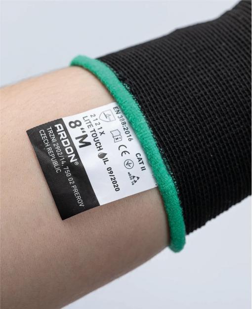 Рукавички з нітр. покриттям ARDON LITE TOUCH OIL чорні - Фото 4