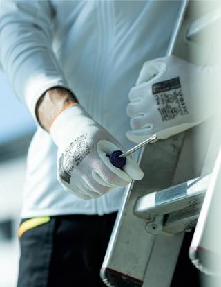 Рукавички з нітриловим покриттям ARDON 4XSTRETCH білі - Фото 2