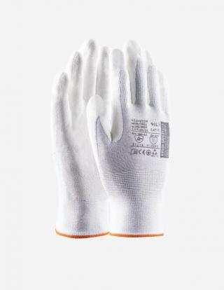 Рукавички з нітриловим покриттям ARDON 4XSTRETCH білі - Фото 1