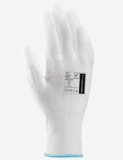 Polyurethane coated gloves ARDON Buck white - Photo 2