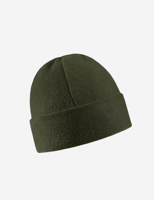 Fleece hat with a turn-up INSIGHT olive - Photo 1