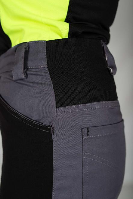 Штани жіночі робочі INSIGHT BROOKLYN сірий/чорний - Фото 5