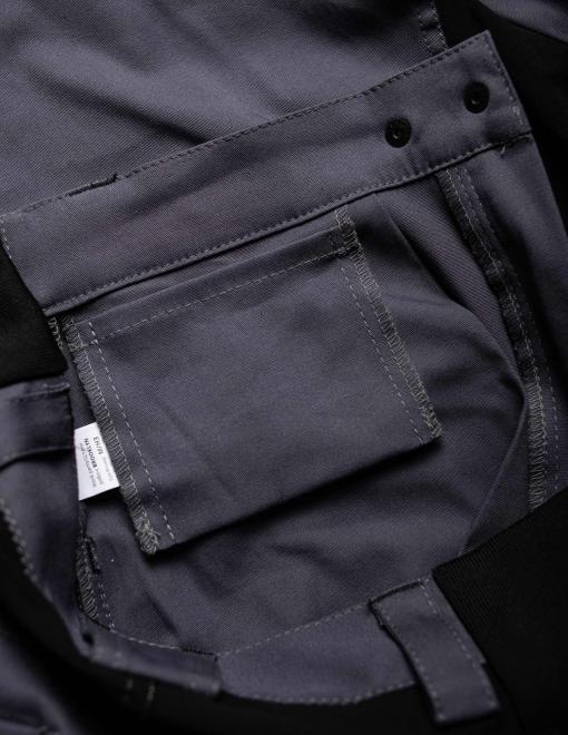 Штани жіночі робочі INSIGHT BROOKLYN сірий/чорний - Фото 10