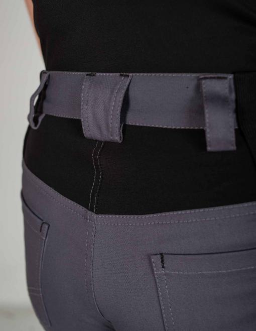 Штани жіночі робочі INSIGHT BROOKLYN сірий/чорний - Фото 6