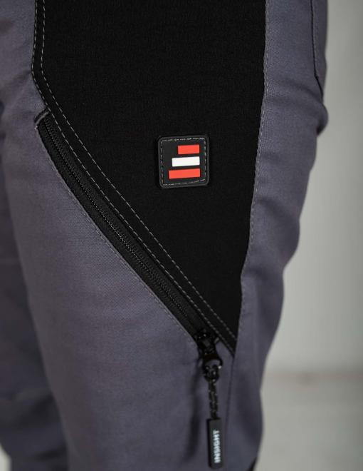 Штани жіночі робочі INSIGHT BROOKLYN сірий/чорний - Фото 4