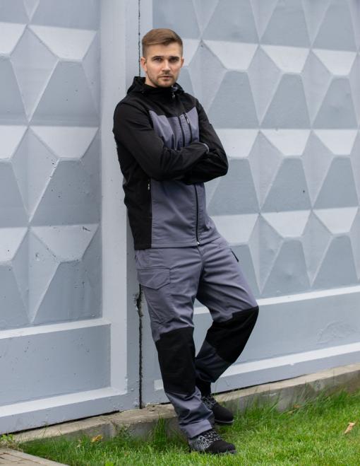 Work pants INSIGHT SAYMON gray/black - Photo 6