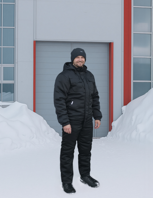 Брюки утепленные INSIGHT PATRIOT черные - Фото 3