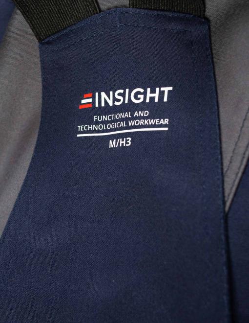 Штани зварювальника INSIGHT SPARK темно-синій/сірий - Фото 6