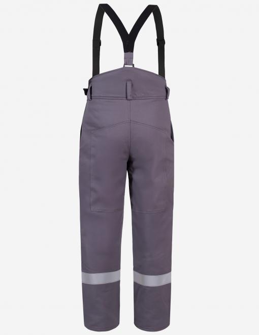 Штани зварювальника утеплені INSIGHT FENIX WINTER 2.0 темно-сірі - Фото 2