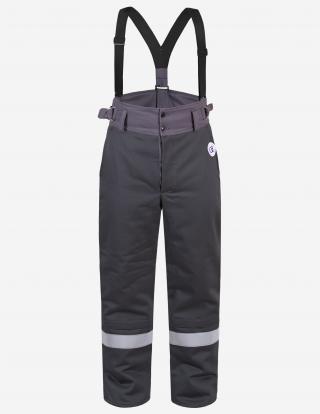 Штани зварювальника утеплені INSIGHT FENIX WINTER 2.0 темно-сірі - Фото 1