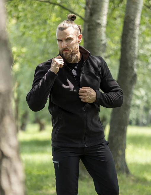 Fleece sweatshirt ARDON JOFLEX black - Photo 3