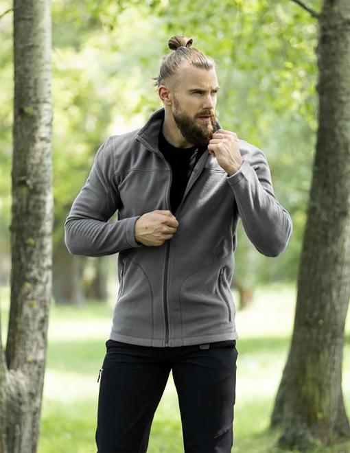 Fleece sweatshirt ARDON JOFLEX gray - Photo 3