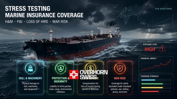 How to Stress-Test a Vessel's Insurance Stack: H&M, P&I, Loss of Hire, War Risk