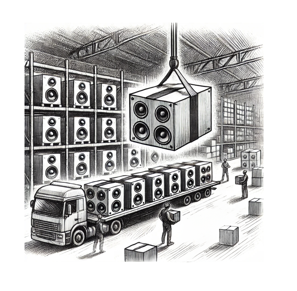 Поступление оборудования на склад..