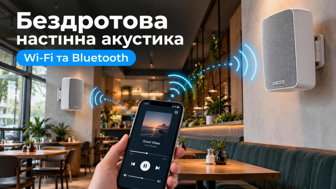 Беспроводная настенная акустика с Wi-Fi и Bluetooth: обзор беспроводных решений