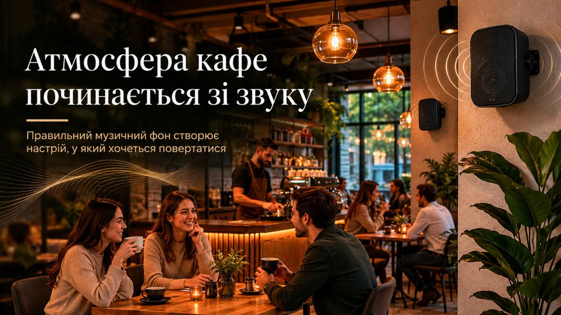 Готовий акустичний комплект для кафе: що всередині коробки і як це все підключити