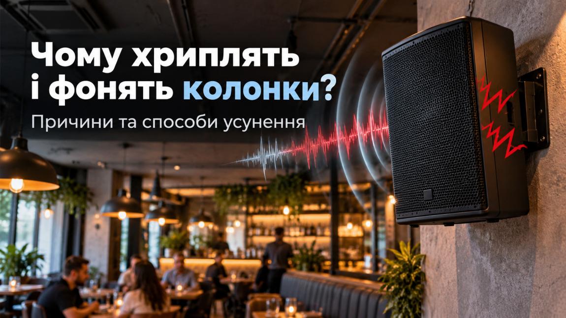 Почему хрипит или фонит акустическая система в заведении и как это исправить