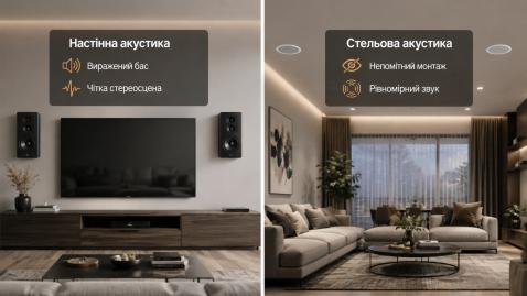 Настенные или потолочные динамики: что выбрать для домашней аудиосистемы?