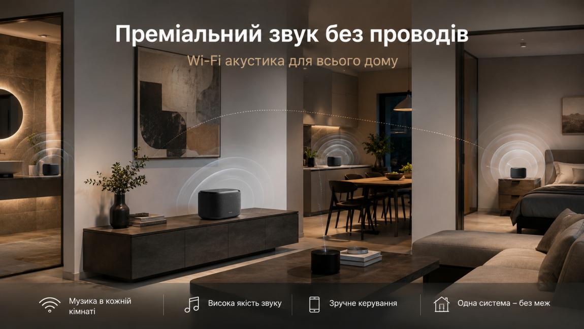 Преміальний звук без дротів: огляд Wi-Fi лінійок Yamaha та Bose