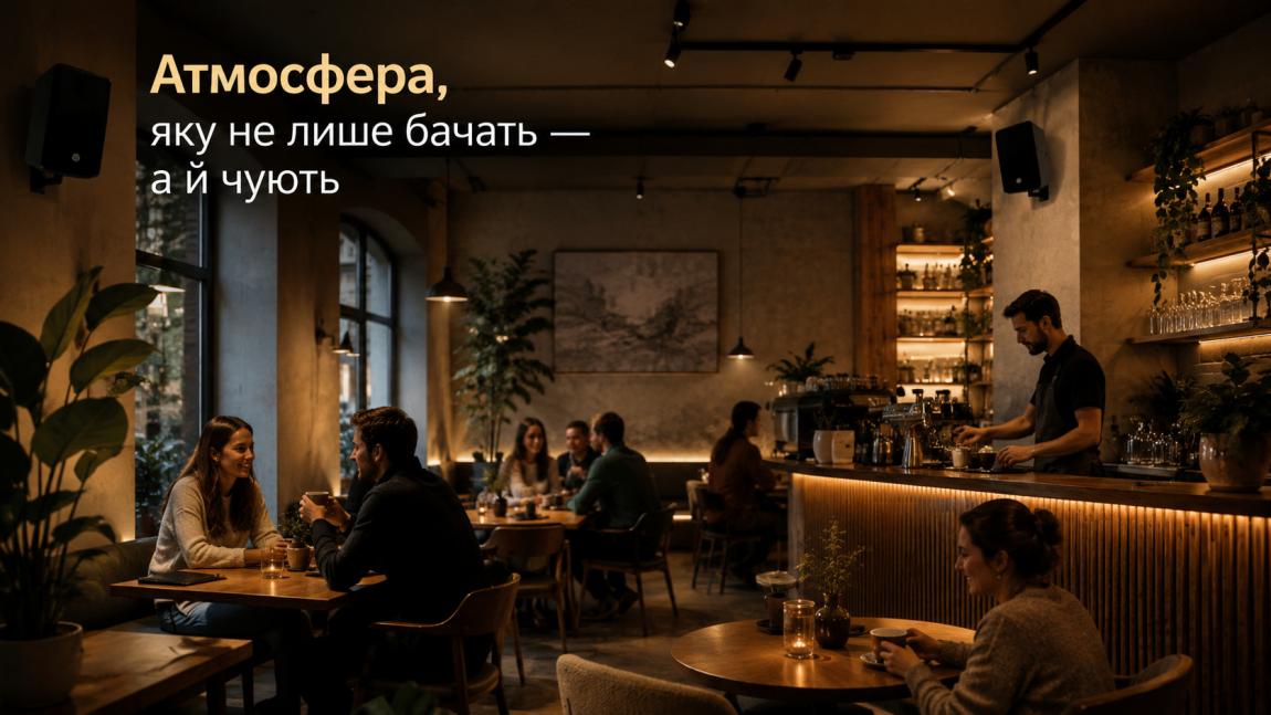 Wi-Fi акустика для кафе: як обрати і не пожалкувати