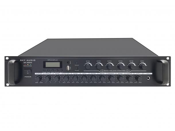 Фото Трансляционный усилитель мощности SKY SOUND SA-300W (6-ZONE) L