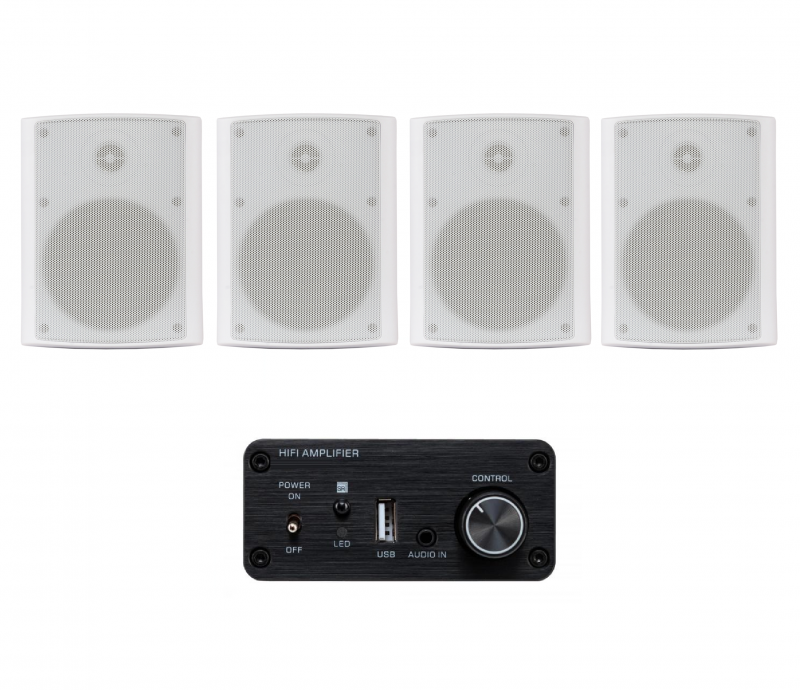 Фото Акустический комплект SKY SOUND BOX PRO-3004 WHITE L