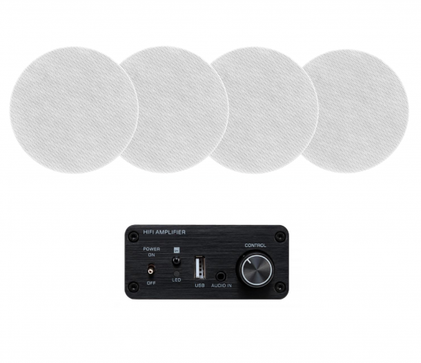 Фото Акустический комплект SKY SOUND BOX PRO-6004 WHITE L