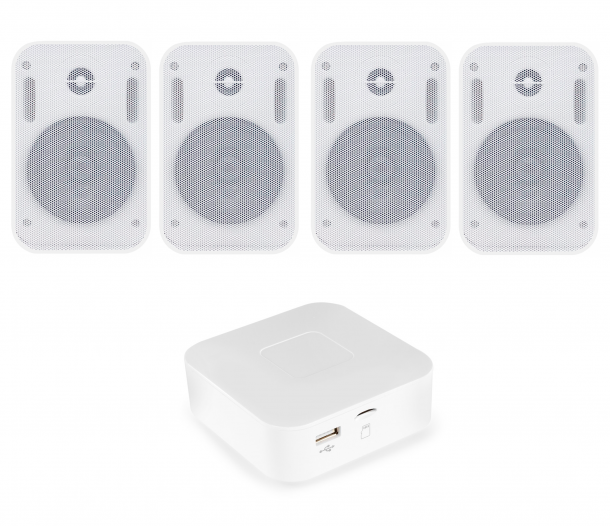 Фото Акустический комплект SKY SOUND BT-2404 WHITE L