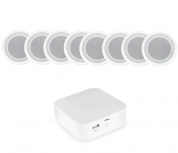 Фото Акустический комплект SKY SOUND BT-3008 WHITE L
