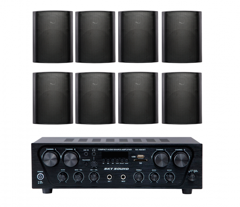 Фото Акустический комплект SKY SOUND SKW-4808NS BLACK L