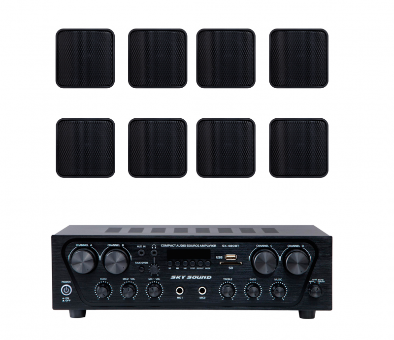 Фото Акустический комплект SKY SOUND SKW-4808VS BLACK L