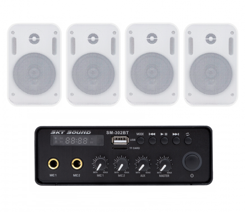 Фото Акустический комплект SKY SOUND SMP-1424 WHITE L