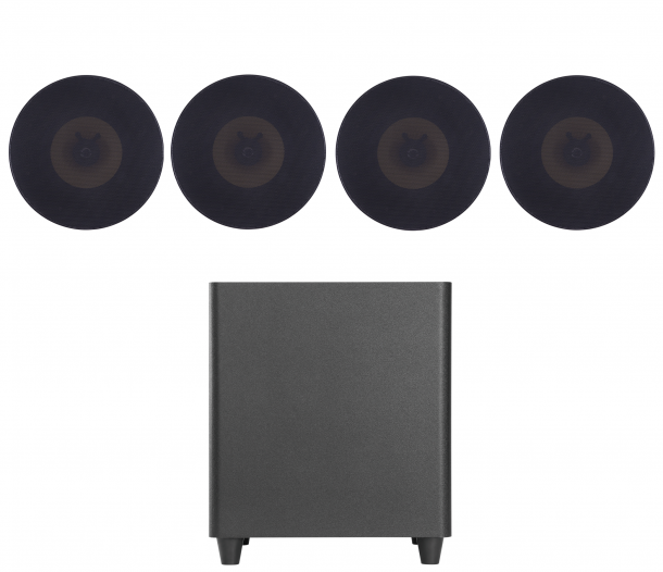 Фото Акустический комплект SKY SOUND SUBT-10B/FLC-5 (2*50Вт) BLACK (ONLY BT) L