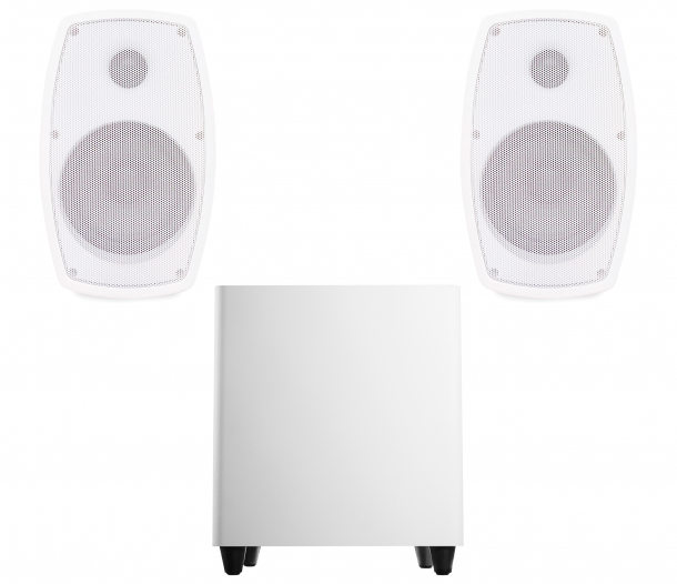 Фото Акустический комплект SKY SOUND SUBT-10W/MC (2*50Вт) WHITE (ONLY BT) L