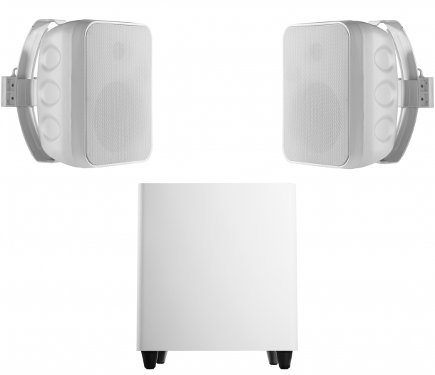 Фото Акустический комплект SKY SOUND SUBT-10W/OS (2*50Вт) WHITE (ONLY BT) L