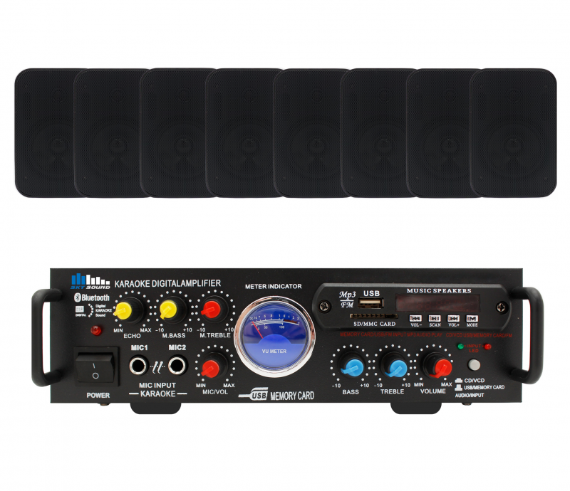 Фото Акустический комплект SKY SOUND WSM-2408 BLACK L