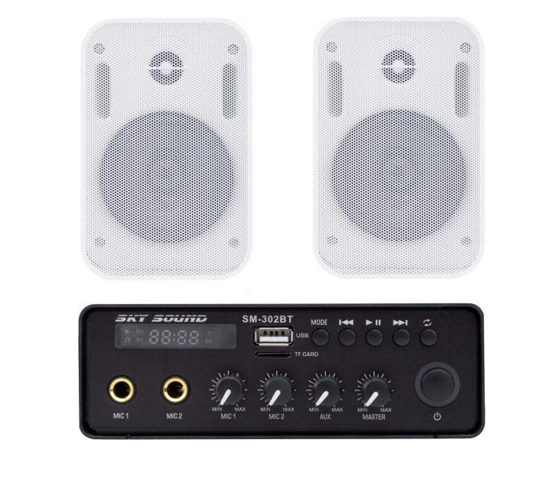 Фото Акустический комплект SKY SOUND SMP-2422 WHITE L