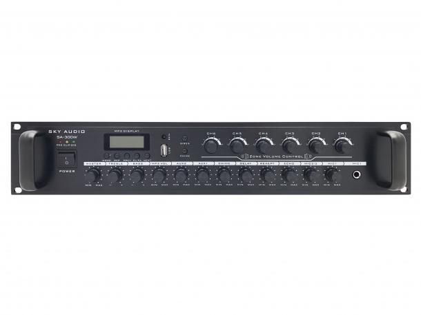 Фото Трансляционный усилитель мощности SKY SOUND SA-300W (6-ZONE) L