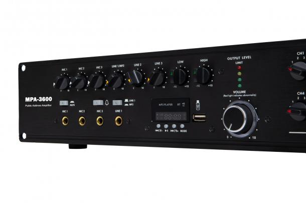 Фото Трансляционный усилитель мощности SKY SOUND MPA-3600 (6-ZONE) L